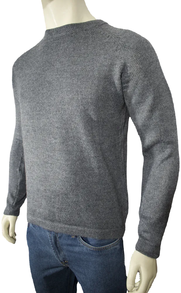 Classic Round Neck Sweater – Adult Alpaca