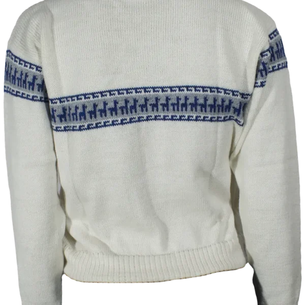 Women’s Design Round Neck Sweater – Adult Alpaca - Image 5
